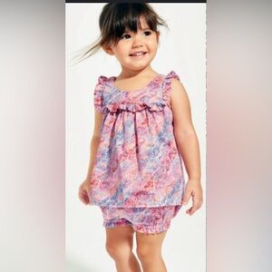 EUC! TEA COLLECTION matching set. Size 3T.